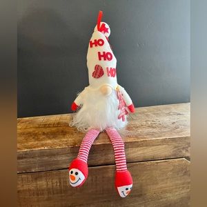 Christmas Lighted Shelf Sitter Forest Faceless Old Man‎ Illuminated Holiday